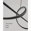 Carros | Minimalistic Wave Design Chandelier for Dining Room