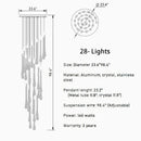 Castagniers | Staircase Gold Crystal Chandelier