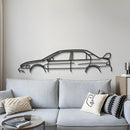 Evo IX Classic Metal Car Wall Art - MT0965