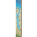 Jersey Shore to Fair Haven Map Home Decor Art Print on Real Wood