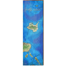 Kelley's Island Map Home Decor Art Print on Real Wood