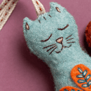 Folk Cat from Felt Craft Kit MKFCT1F