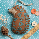 Folk Hedgehog from Felt Craft Kit MKFHD1F