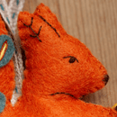 Folk Squirrel from Felt Craft Kit MKFSR1F