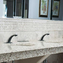 Silver Skyes 2"x12" Polished Andorra Marble Moldings bath view