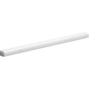 Ice white 1/2"x12" Polished Pencil Liner Marble Moldings Product shoot molding view
