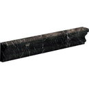 Black Night Honed 2"x12" Andorra Marble Moldings profile view