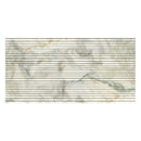 Calacatta Renaissance Honed Marble Fluted Accent Tiles