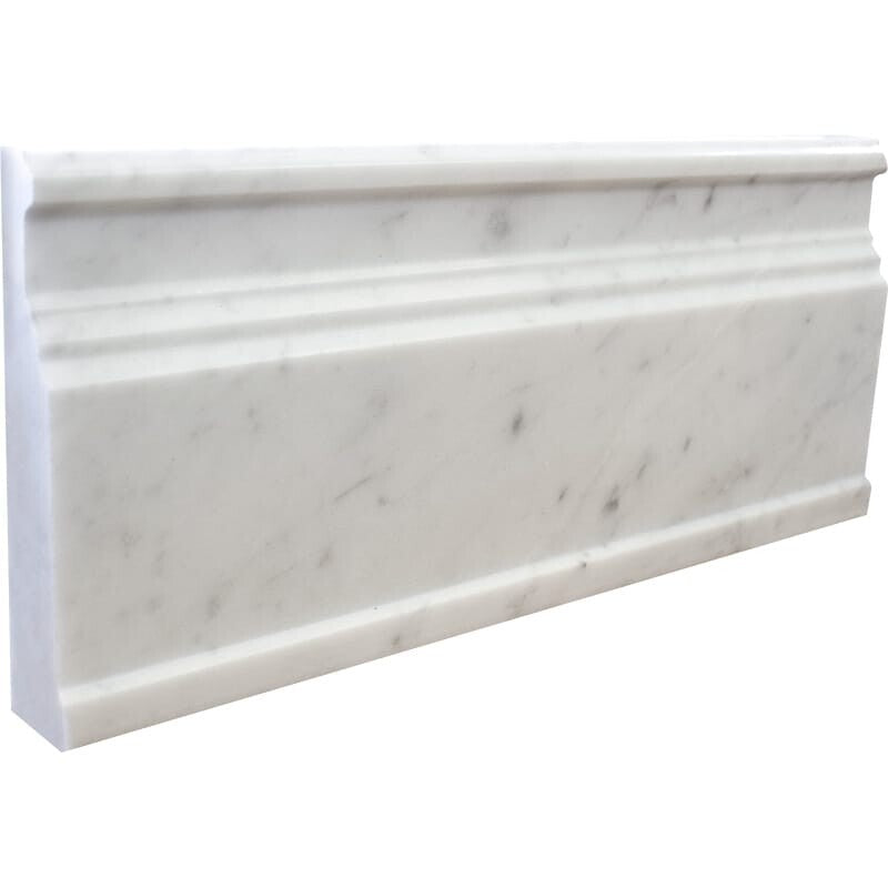 Keefer Mix Extra 5"x12" Polished Marble Moldings profile view