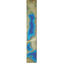 Little Long Lake, Michigan Map Wooden Sign | Wall Art Print on Real Wood