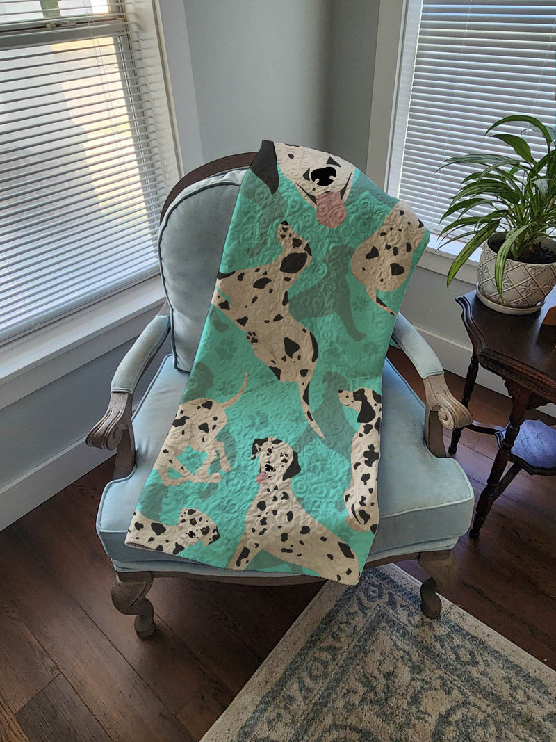 Dalmatian Quilted Blanket 50x60