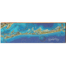 Longboat Key, Florida Map | Wall Art Print on Real Wood