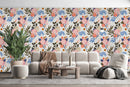 Attractive Light Floral Wallpaper Sophisticated