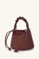 Mira & Moss Mocha Knot Bucket Bag - Cocoa Umber
