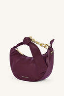 Mira & Moss Valentina Chain Shoulder Bag - Garnet