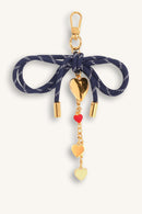 Mira & Moss Cupid Bow Bag Charm - Navy