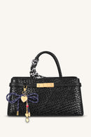 Mira & Moss Cupid Bow Bag Charm - Navy