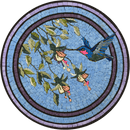 Mosaic Tile Art - Hummingbird