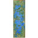 Lake Metigoshe, ND Map Home Decor Art Print on Real Wood