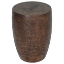 Haussmann Wood Merlot End Table 15 D x 20 inch Height Dark Walnut Oil