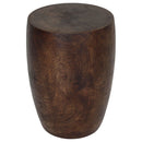Haussmann Wood Merlot End Table 15 D x 20 inch Height Dark Walnut Oil