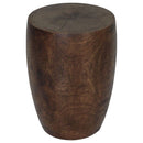 Haussmann Wood Merlot End Table 15 D x 20 inch Height Dark Walnut Oil