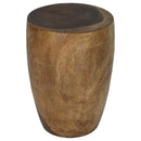 Haussmann Wood Merlot End Table 15 D x 20 inch Height Walnut Oil