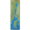 Mystic River, Connecticut Map | Wall Art Print on Real Wood