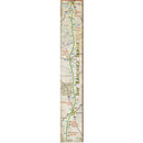 Natchez Trace, Mississippi & Tennessee Map Wooden Sign | Wall Art Print on Real Wood