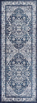 Billy Blue Medallion Rug - Promo