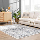 Hauteloom Buenaventura Cream & Navy Area Rug - Promo