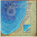 New Buffalo, Great Lakes Michigan Map | Wall Art Print on Real Wood
