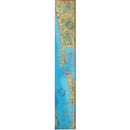 Pacific Beach To Cape Shoalwater, Washington Map Wooden Sign |  Home Decor Wall Art Print on Real Wood