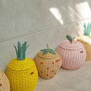 Strawberry Wicker Basket