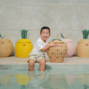 Strawberry Wicker Basket