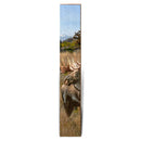 Moose in the Wilderness Large | Wall Art Print on Real Wood