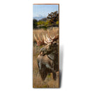 Moose in the Wilderness | Wall Art Print on Real Wood