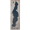 Otsego Lake Shabby Map Home Decor Art Print on Real Wood