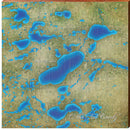 Otter Tail County Map Home Decor Art Print on Real Wood