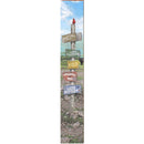 Brasstown Bald Mountain Directional | Wall Art Print on Real Wood