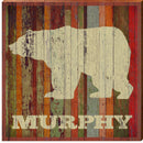 Murphy Bear | Wall Art Print on Real Wood