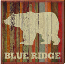 Blue Ridge Bear Wall Art | Print on Real Wood Sign