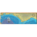 Florida Panhandle Map Wooden Sign | Wall Art Print on Real Wood