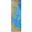 Plymouth Harbor Map Home Decor Art Print on Real Wood