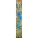 Post Lake Map Home Decor Art Print on Real Wood