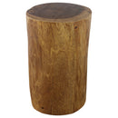 Haussmann® Wood Stump Stool or Stand 11-14 in DIA x 22 in H Walnut Oil