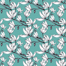 Modish Floral Tree Wallpaper Tasteful