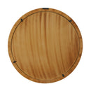 18" Round Striped Radial Pattern Wall Mirror in 2 Colors