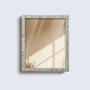 20"x24" Bone Inlay Striped Rectangular Mirror