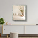 20"x24" Bone Inlay Striped Rectangular Mirror